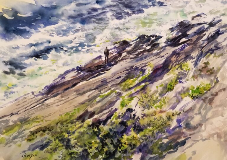 Sea Surge 22 x 29 Watercolor